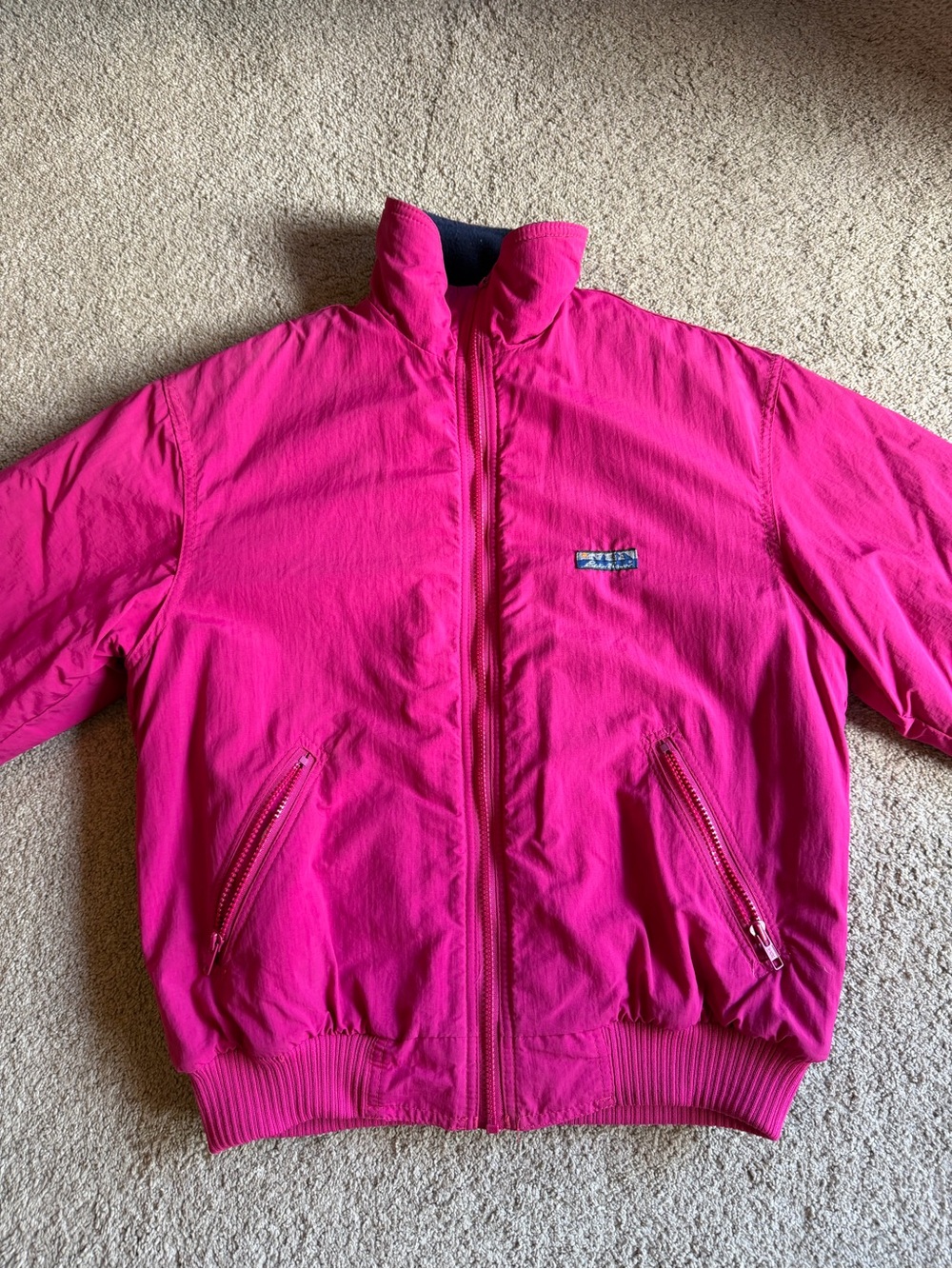 Eddie Bauer Hot Pink Puff Jacket